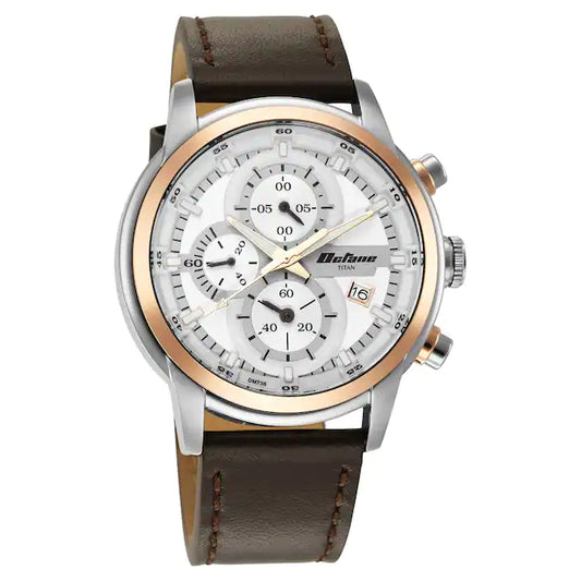 TITAN Octane Blue Dial Analog with Date Watch for Men 90086KL02