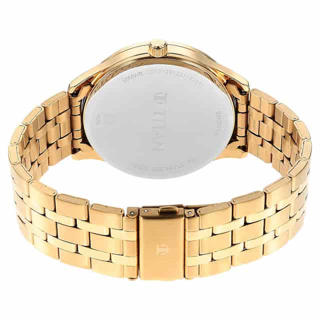 Titan Opulent III Green Dial Multifunction Watch for Men 90127YM05