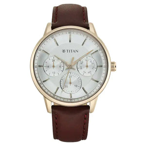 TITAN Urban Magic Silver Dial Stainless Steel Strap Watch 90133WL01 - KRISHNA WATCH COMPANY