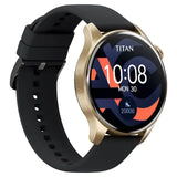 Titan Talk- Touch Screen Watch with Black Strap, BT Calling, AI- Voice Assistant, and Amoled Display 90156AP02 - KRISHNA WATCH COMPANY