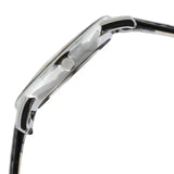 TITAN White Dial Black Leather Strap Watch NR9162SL04