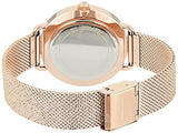 Michael Kors Portia Analogue Watch (Gold Dial Rose Gold Colored Strap)" MK3845