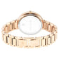 TITAN Glitz Rose Gold Dial Stainless Steel Strap Watch for Men 95211WM01