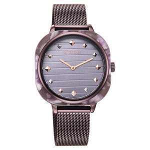 TITAN Glitz Purple Dial Stainless Steel Strap Watch for Women 95212KM02 / NS95212KM02 - KRISHNA WATCH COMPANY