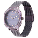 TITAN Glitz Purple Dial Stainless Steel Strap Watch for Women 95212KM02 / NS95212KM02