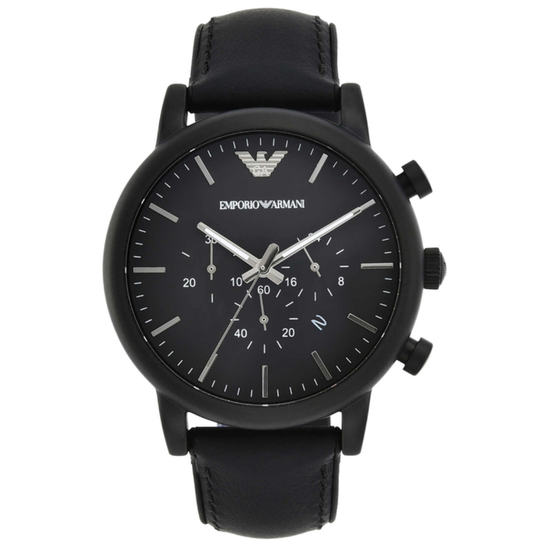 Men's Chronograph Leather Watch AR1970