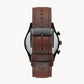 FOSSIL Sullivan Multifunction Brown Leather Watch BQ2457