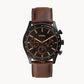 FOSSIL Sullivan Multifunction Brown Leather Watch BQ2457