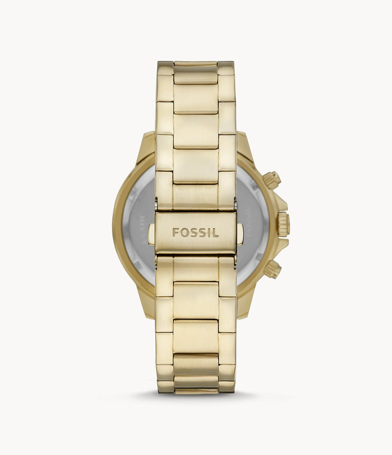 FOSSIL Bannon Multifunction Gold-Tone Stainless Steel Watch BQ2493