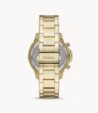 FOSSIL Bannon Multifunction Gold-Tone Stainless Steel Watch BQ2493