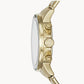 FOSSIL Bannon Multifunction Gold-Tone Stainless Steel Watch BQ2493