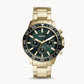 FOSSIL Bannon Multifunction Gold-Tone Stainless Steel Watch BQ2493