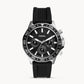 Bannon Multifunction Black Silicone Watch BQ2494