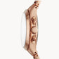 FOSSIL Modern Courier Midsize Chronograph Rose-Gold-Tone Stainless Steel Watch BQ3036