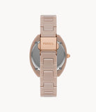 FOSSIL Gabby Three-hand Date Salted Caramel Stainless Steel And Ceramic Watch CE1110