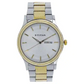 Titan Silver Dial Two Toned Stainless Steel Strap Watch 1650BM03