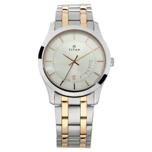 Titan Silver Dial Stainless Steel Strap Watch - 1823KM01 - KRISHNA WATCH COMPANY