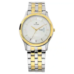 Titan Silver Dial Stainless Steel Strap Watch NT1824BM01 - KRISHNA WATCH COMPANY