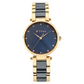 Blue Mother-of-Pearl Dial Ceramic & Metal Strap Watch NP95061WD05