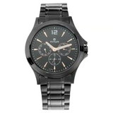 Titan Black Dial Stainless Steel Strap Watch 1698NM01