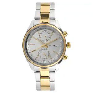 Titan Workwear Watch with Silver Dial & Stainless Steel Strap NQ1733BM01 - KRISHNA WATCH COMPANY