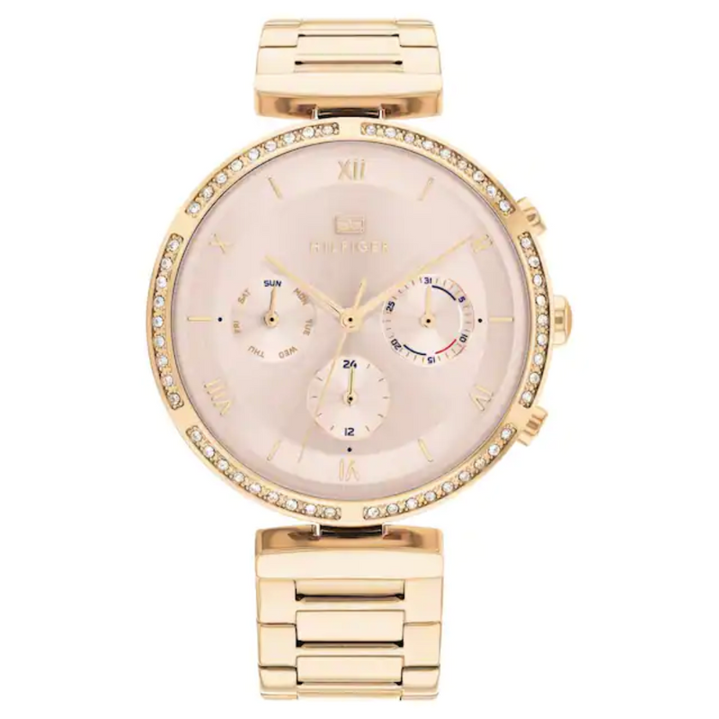 Tommy Hilfiger Pink Dial Stainless Steel Strap Watch 1782391 - KRISHNA WATCH COMPANY