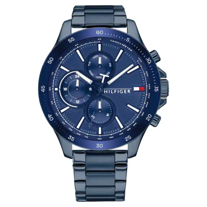 Tommy Hilfiger Blue Dial Stainless Steel Strap Watch 1791720 - KRISHNA WATCH COMPANY
