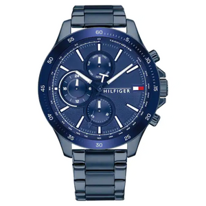 Tommy Hilfiger Blue Dial Stainless Steel Strap Watch 1791720 - KRISHNA WATCH COMPANY