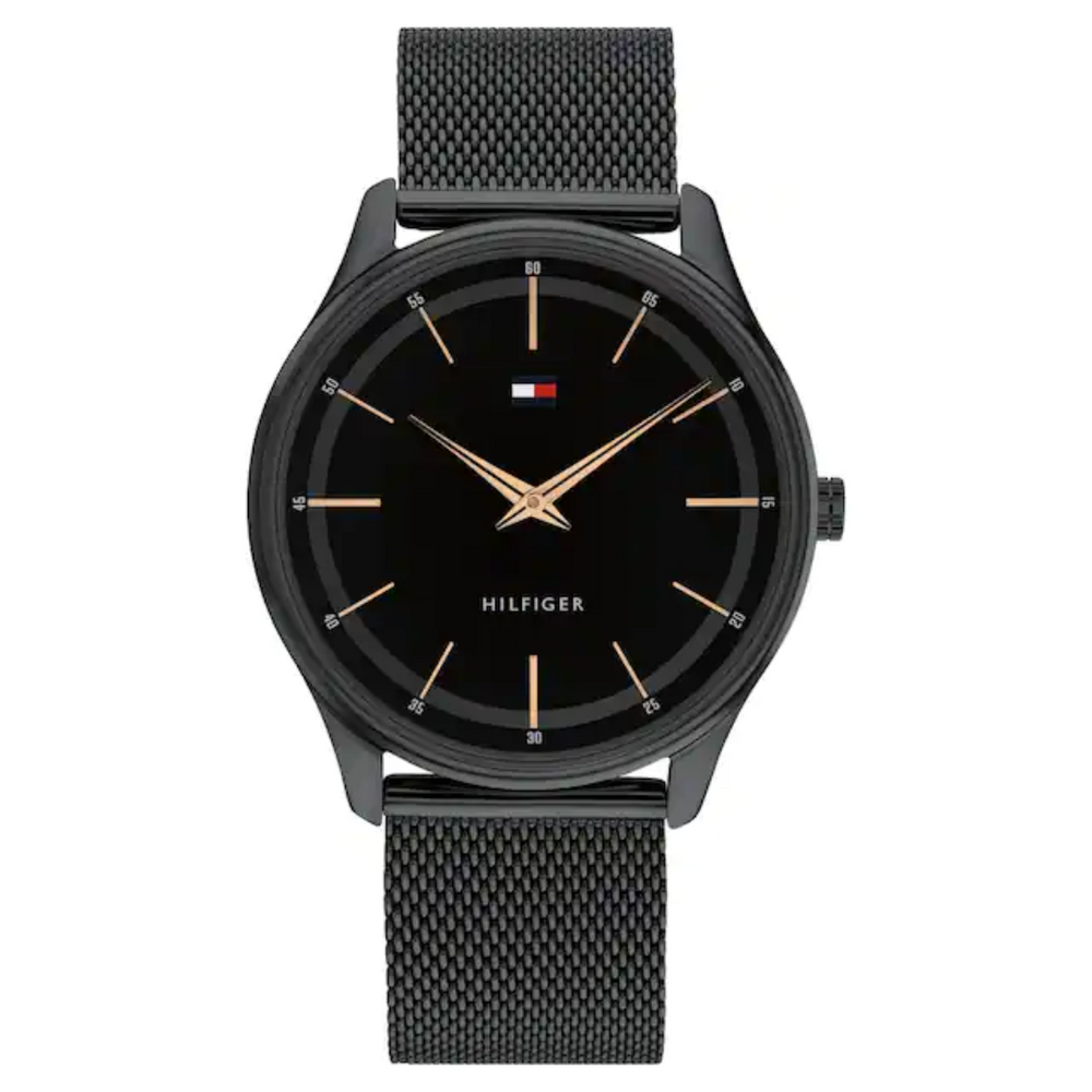 Tommy Hilfiger Men Black Dial Analog Watch TH1710470 - KRISHNA WATCH COMPANY