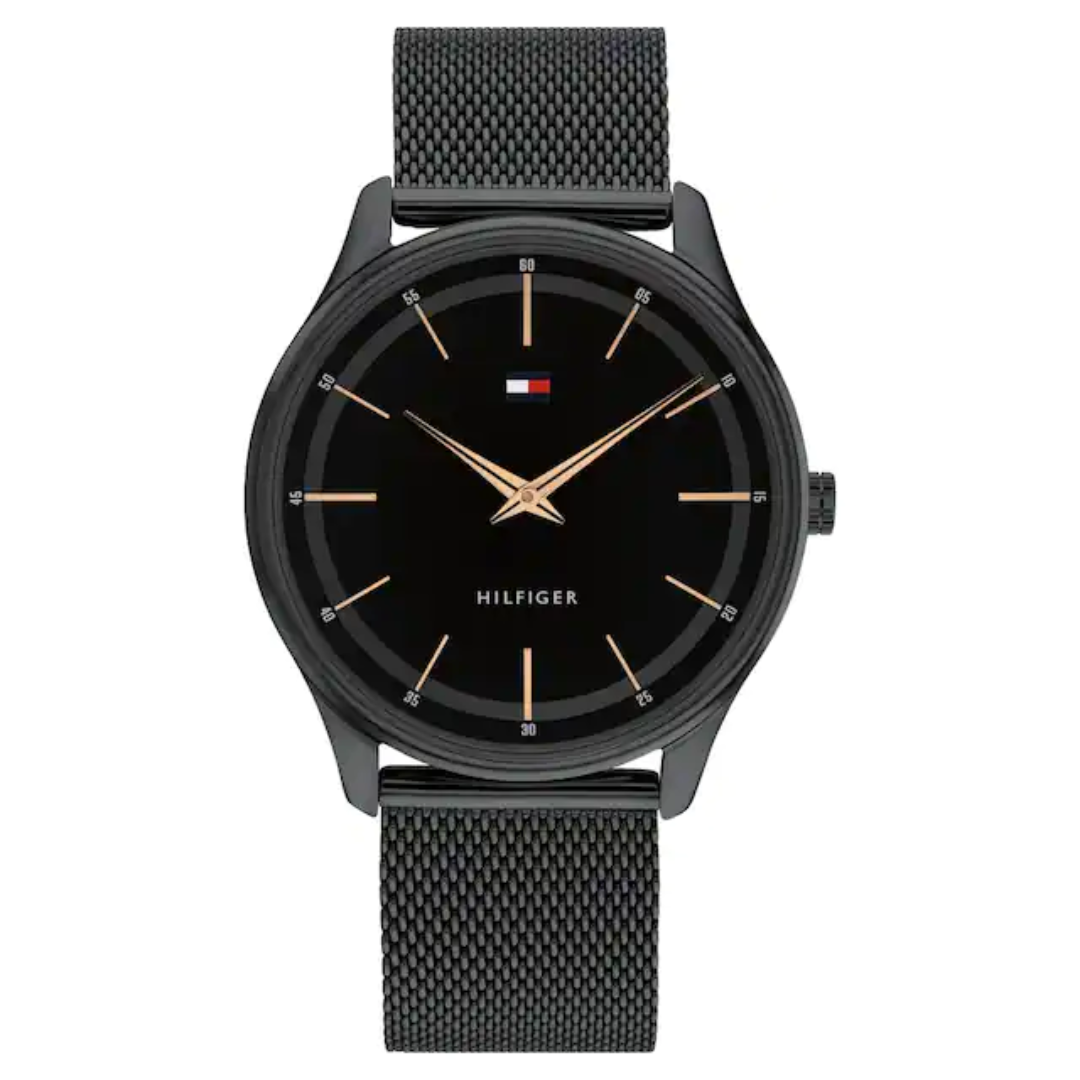 Tommy Hilfiger Men Black Dial Analog Watch TH1710470 - KRISHNA WATCH COMPANY