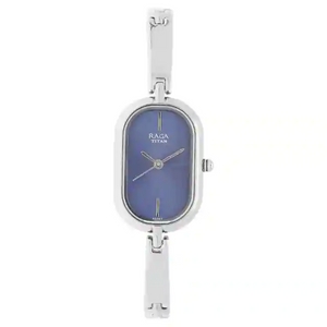 Titan Raga Viva Blue Dial Metal Strap Watch 2577SM01 (DG589) - KRISHNA WATCH COMPANY