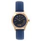 ALL NIGHTERS BLUE DIAL LEATHER STRAP WATCH NN6165WL01 (DG696)