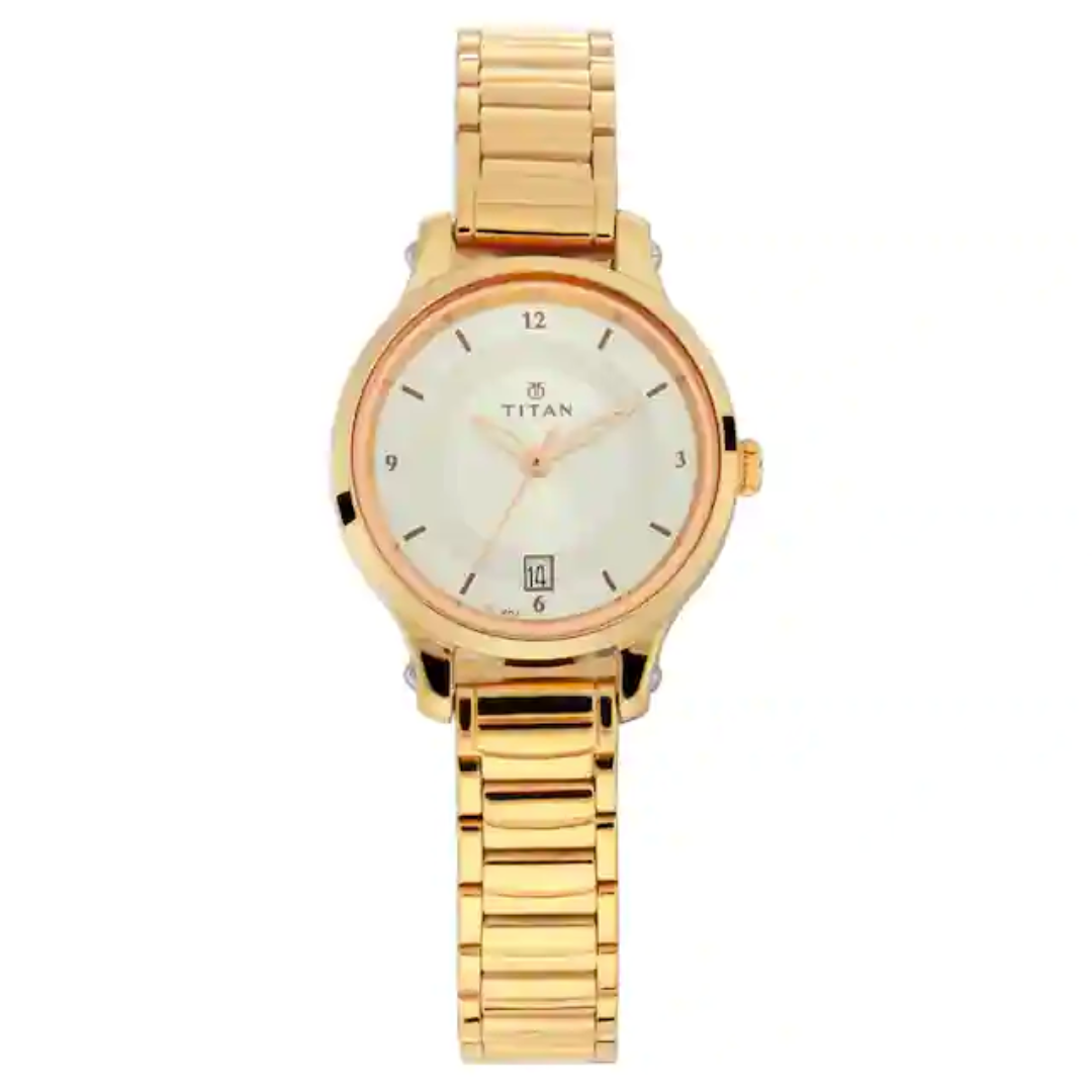 Titan Silver Dial Stainless Steel Watch NP2602WM01