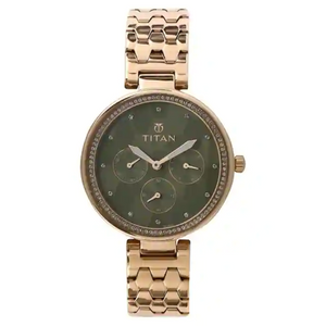 Titan Whimsy Green Dial Multifunction Watch NN95059WM02 (DG968) - KRISHNA WATCH COMPANY