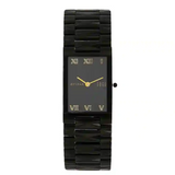 Titan Edge Black Dial Black Stainless Steel Strap Watch NP1296NM01