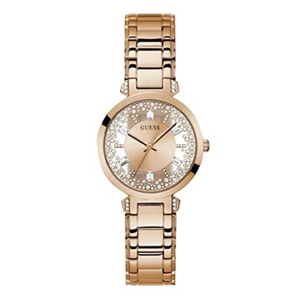 GUESS Crystal Clear Collection Analog Rose Gold Dial Women's Watch-GW0470L3 - KRISHNA WATCH COMPANY