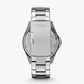 Riley Multifunction Stainless Steel Watch ES3202