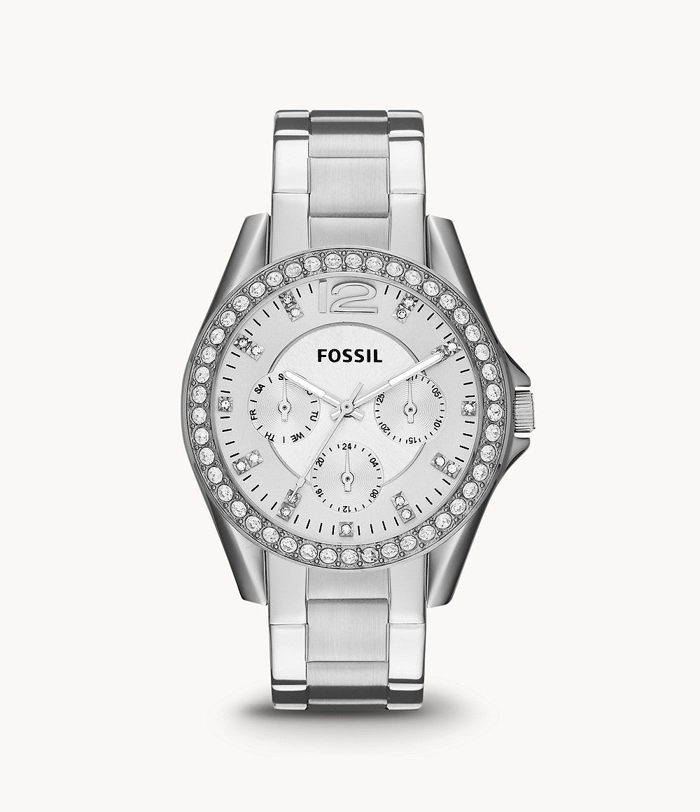 Riley Multifunction Stainless Steel Watch ES3202