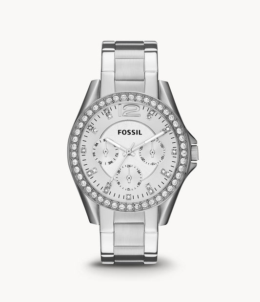 Riley Multifunction Stainless Steel Watch ES3202