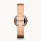 FOSSIL Virginia Rose-Tone Stainless Steel Watch ES3284