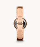 FOSSIL Virginia Rose-Tone Stainless Steel Watch - ES3284