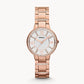 FOSSIL Virginia Rose-Tone Stainless Steel Watch ES3284