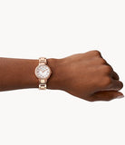 FOSSIL Virginia Rose-Tone Stainless Steel Watch - ES3284