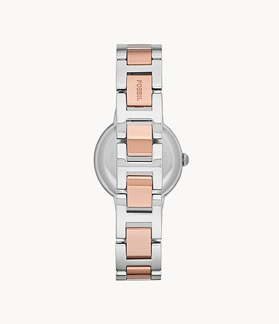 FOSSIL Virginia Two-Tone Stainless Steel Watch ES3405 - KRISHNA WATCH COMPANY