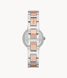 FOSSIL Virginia Two-Tone Stainless Steel Watch ES3405 - KRISHNA WATCH COMPANY