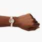 FOSSIL Virginia Rose-Tone &amp; Horn Acetate Watch ES3716