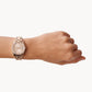 FOSSIL Scarlette Three-Hand Date Rose-Gold-Tone Stainless Steel Watch ES4318