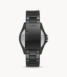 FOSSIL Riley Multifunction Black Stainless Steel Watch - ES4519
