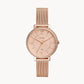 FOSSIL Jacqueline Three-Hand Date Rose Gold-Tone Stainless Steel Watch  ES4628