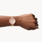 FOSSIL Jacqueline Three-Hand Date Rose Gold-Tone Stainless Steel Watch  ES4628